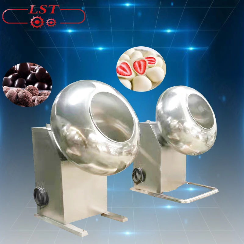 New Innovation Production Nuts Peanuts chocolate coating pan machine for chocolate coating