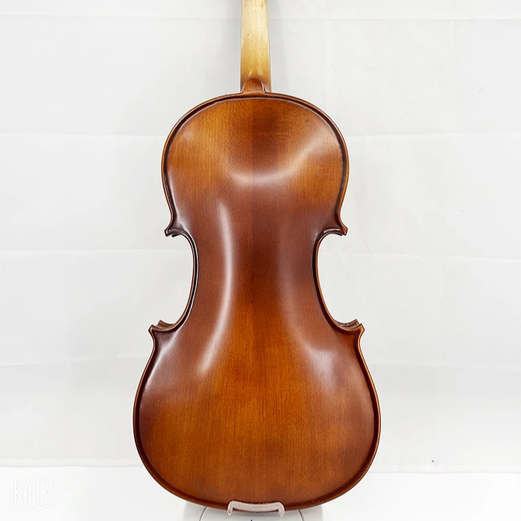 Оптовая продажа, полноразмерный комплект для скрипки из массива дерева для студентов