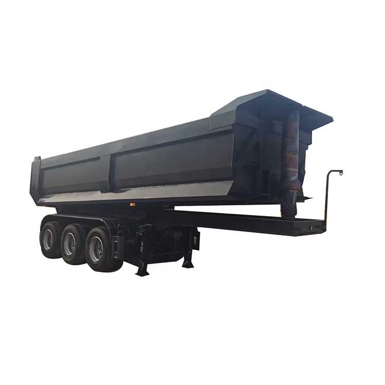 3Axles Side Tipper / Rear Dumper Semi Trailers Tractor Hydraulic Dump Trailer