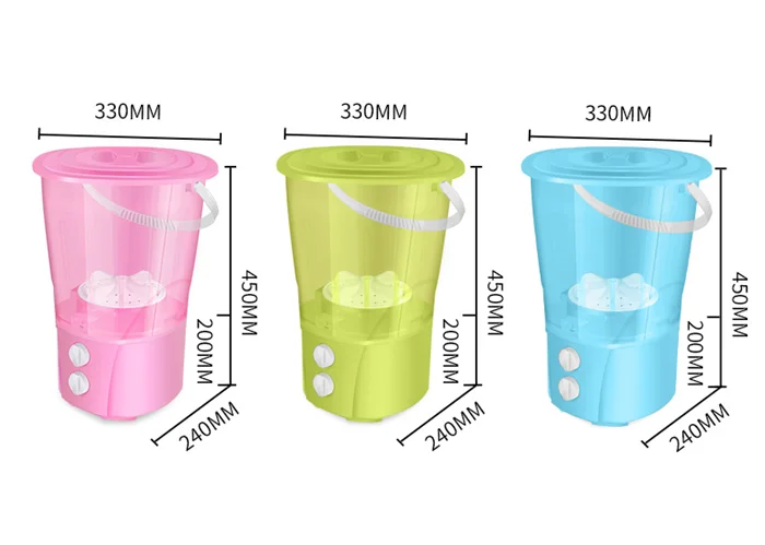 Mini Laundry Washing Machine Split Washing Machine  w/Wash and Spin Cycle for Apartments, Dorms, College Rooms