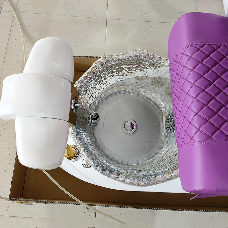 Factory Customized Pedicure Chairs Pipeless No Plumbing Luxury Pedicure Foot Spa Chairs