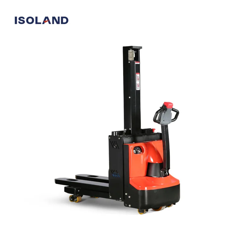 2000 кг 4400lbs электрифицированный подъемник постоянного штабелер с двойными цилиндрами и опорные ножки штабелирующая машина