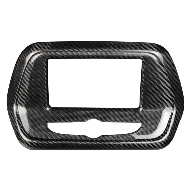 ES Carbon Fiber For Cars Interior Accessories Radio Screen Cover For Chevy Camaro
