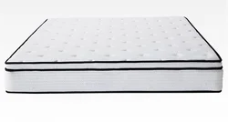 Hot sale eco-friendly durable ultra plush bed room twin topper latex mattress