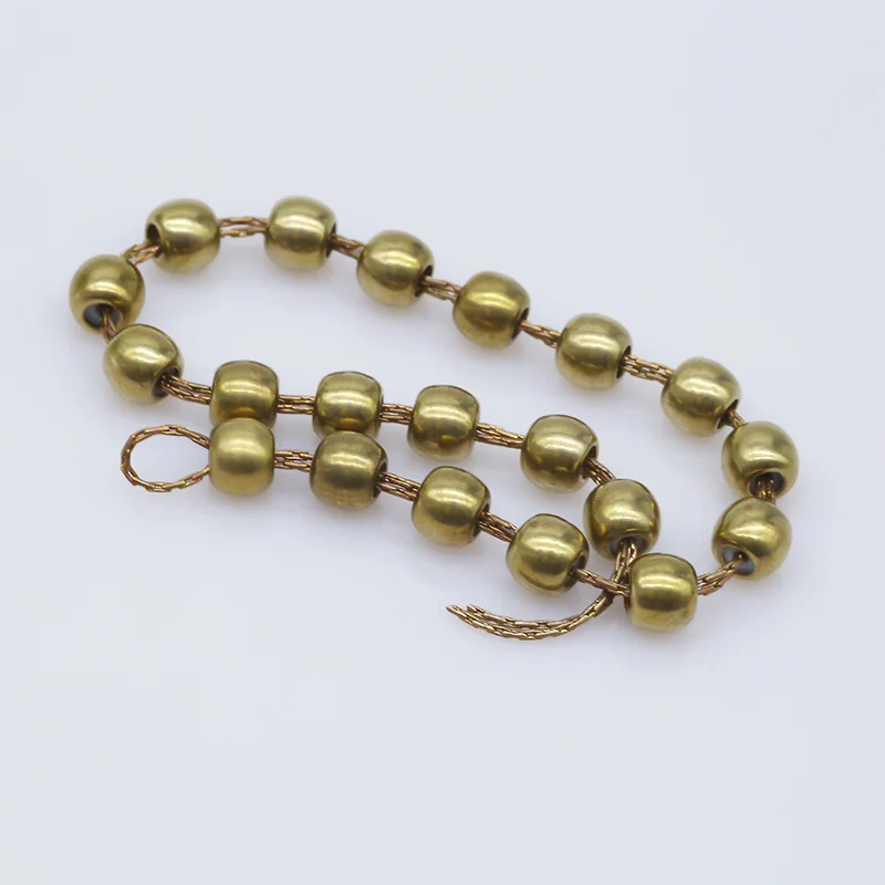 7mm copper rough diy hand beaded material bracelet necklace silica gel beads accessories ball positioning ball