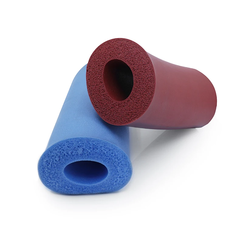 Customized non-slip rubber protective tube temperature resistant silicone foam tube
