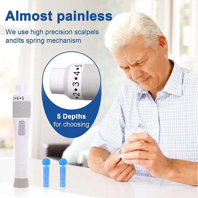 Bluetooth Health Equipment Diabetes Testing Machine Blood Sugar Monitor Glucose Meters With Diabetic Test Strips
