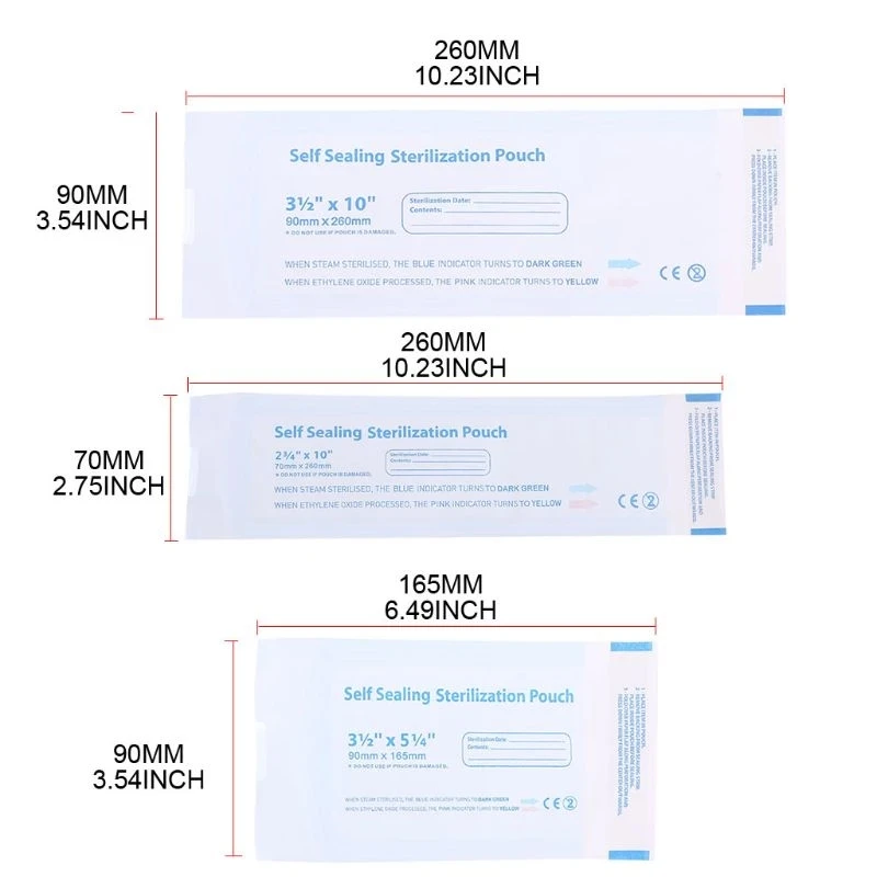 Chinese Manufacturer Sterilization Bags for Packaging Medical Instrument Tools