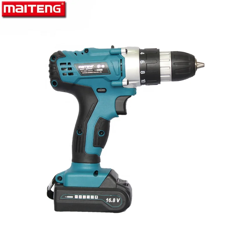 MAITENG MT8516 Two-speed high quality power tool  electric+  drill 16.8V cordless  hand drill