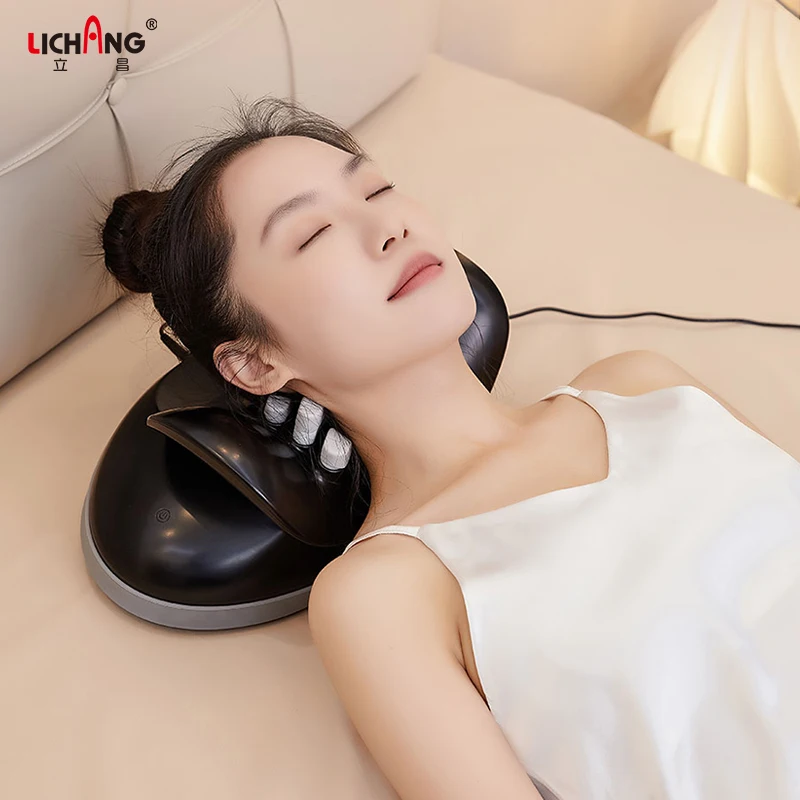 Airbag Cervical Traction Pillow Massage Device Neck And Shoulder Relaxer Massager For TMJ Pain Relief Cervical Spine Alignment