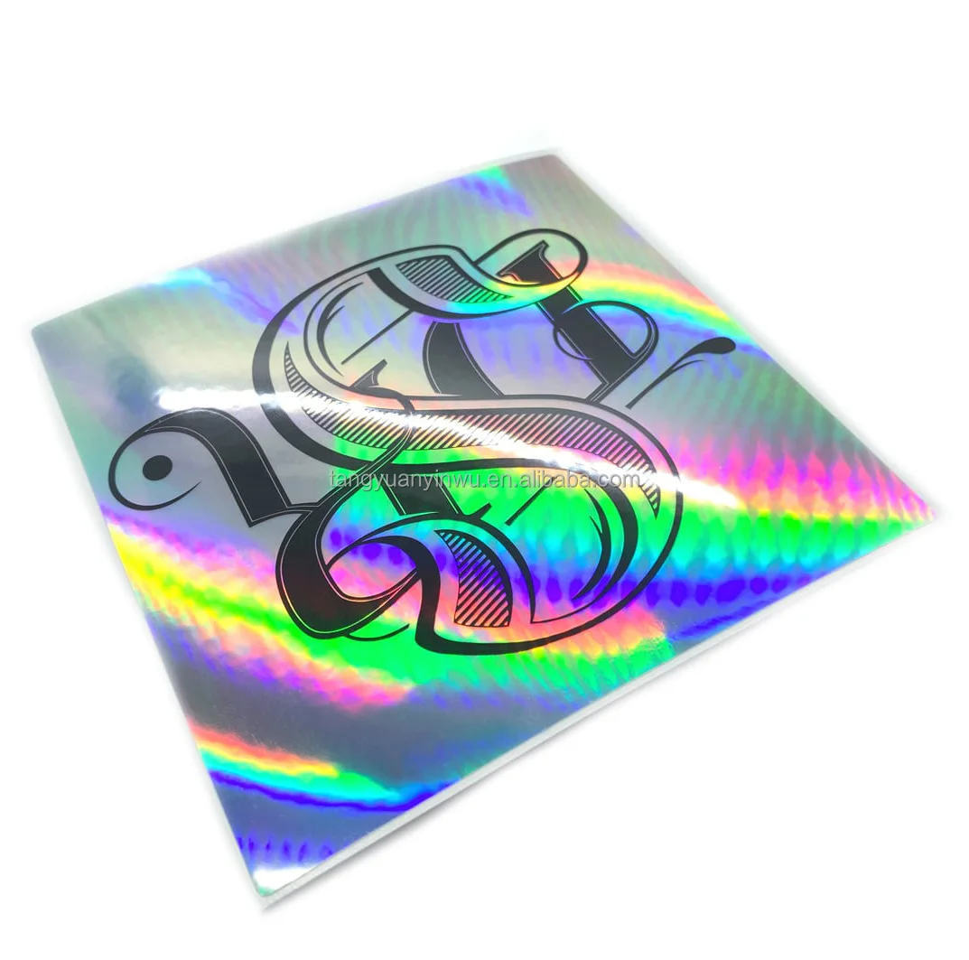 Serial number QR code Security 3d Holographic Logo Label Custom Laser Hologram Sticker