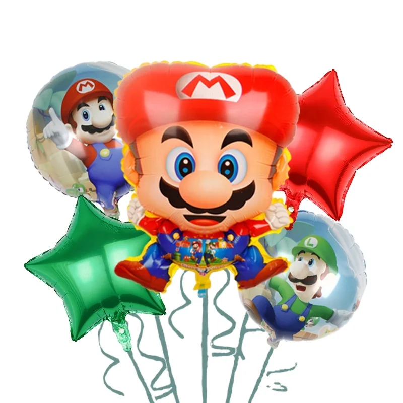 Birthday Decorations Party Supplies Pattern Balloons Cartoon Theme Party Supplies Party Decoration Foil Balloon Set