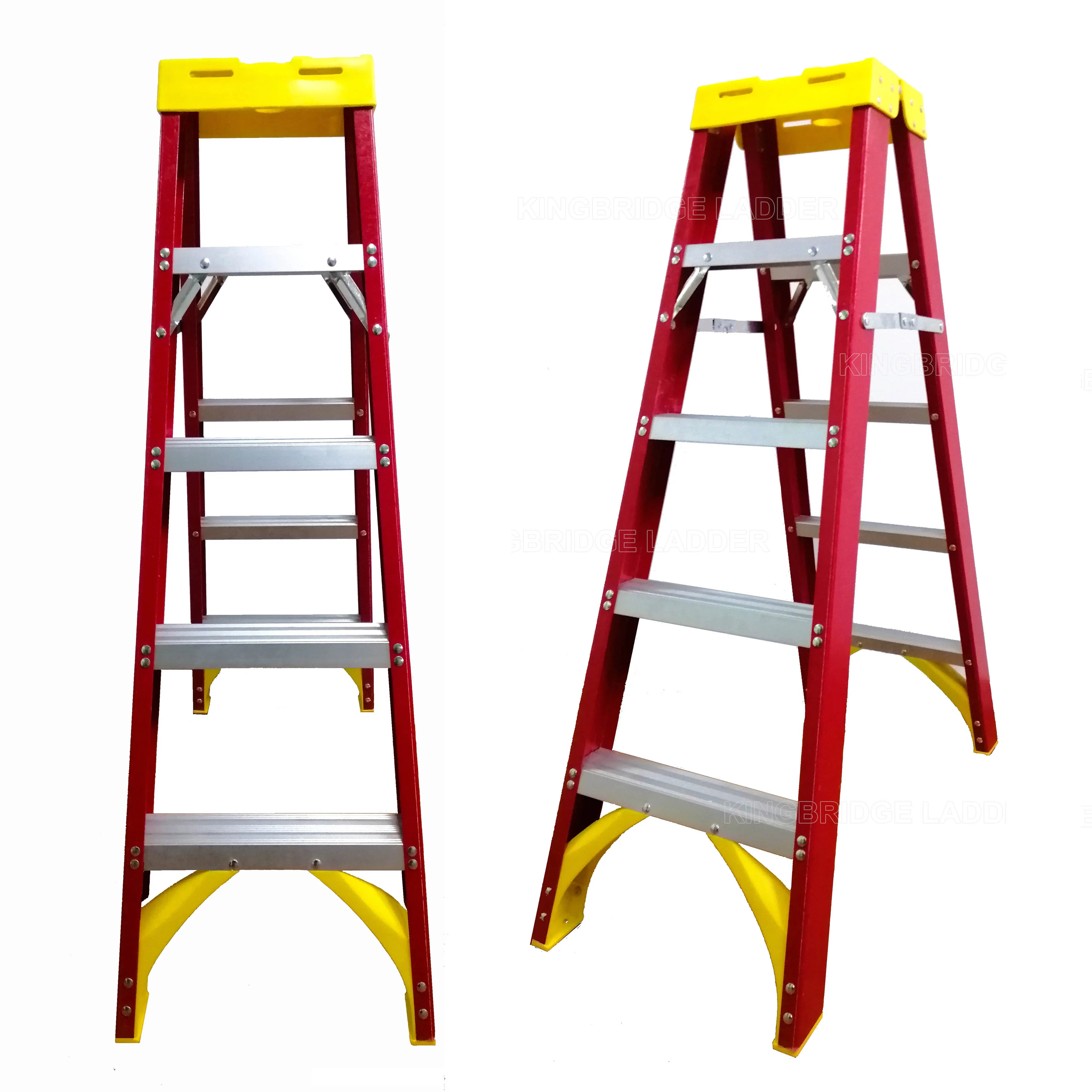 Fiberglass A Type Double Side Ladder Plastic Hard Tool Tray And Parts