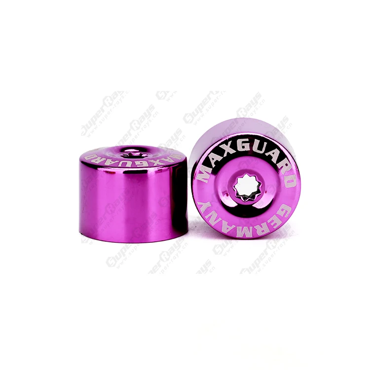 NC01-PURPLE, Wheel Nut&Bolt Cover,PURPLE,Unit:PCS,Aluminium,Hex17,19,21mm