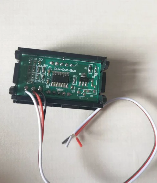 0.56 Inch 3 Wire DC Voltmeter LED Digital Voltmeter Detector DC 0-100V Voltage Capacity Monitor Motorcycle Voltage Panel Tester