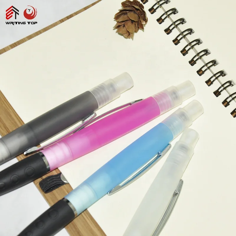 
Factory promotional spray ballpointpen with customer LOGO which can fill liquid and sanitizer 