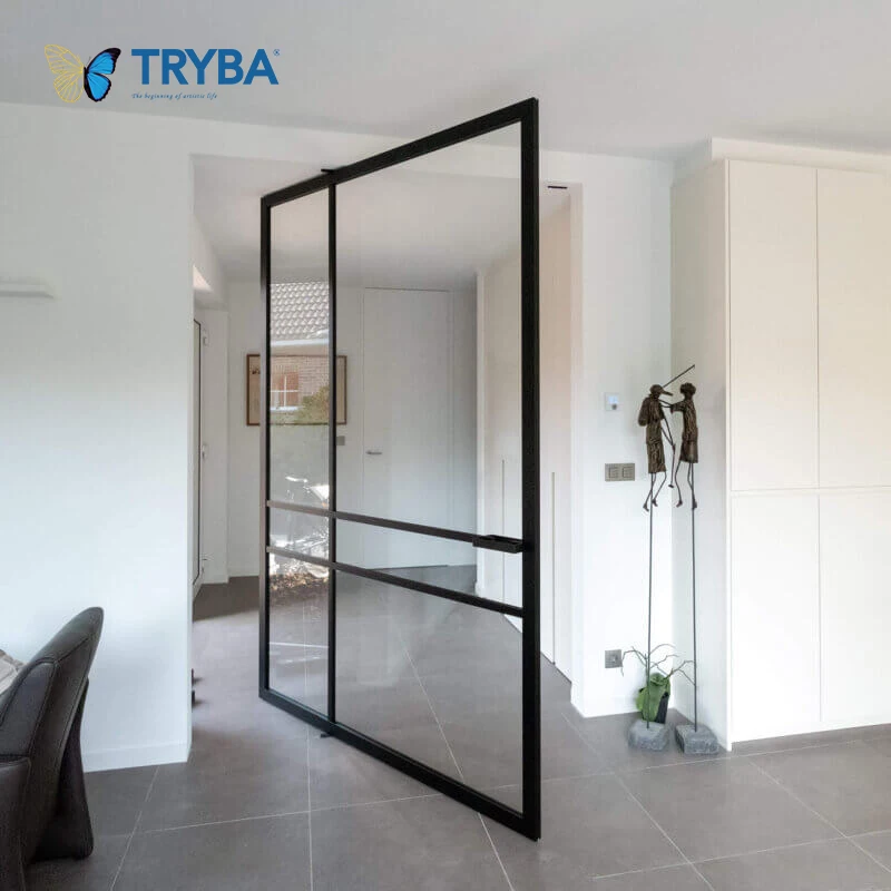 Popular NFRC Southwestern Stainless Steel Door with German Hardware Waterproof for Villa Hospitality Industry Use Direct China