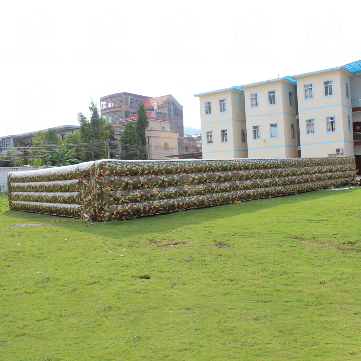 Inflatable Maze Outdoor Commercial PVC Camouflage Giant Inflatable Obstacle Labyrinth Mazes for Sale Camo Indoor Games