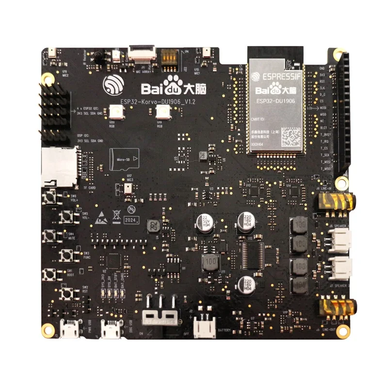
ESP32-Korvo-DU1906 32-bit MCU & 2.4 GHz AIoT Audio Development Board kit Tester RF/Wireless Tools Modules 