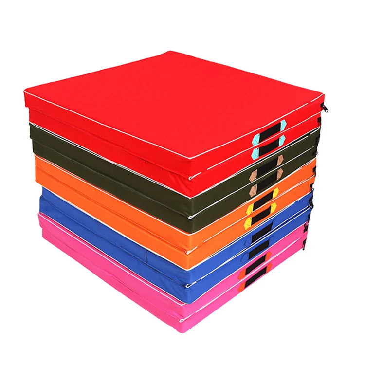customized size oxford/PU folding Gymnastics play mat yoga mat