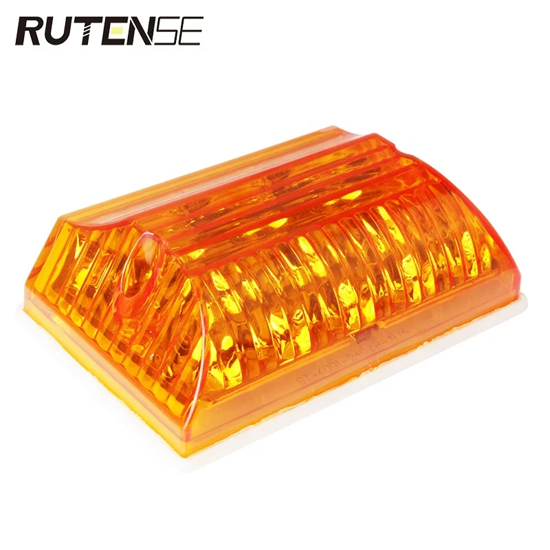Светодиодные Сигнальные огни RUTENSE, 12-24 В, высокий люмен, светодиодные сигнальные огни для грузовиков, светодиодные боковые фонари для габаритных огней