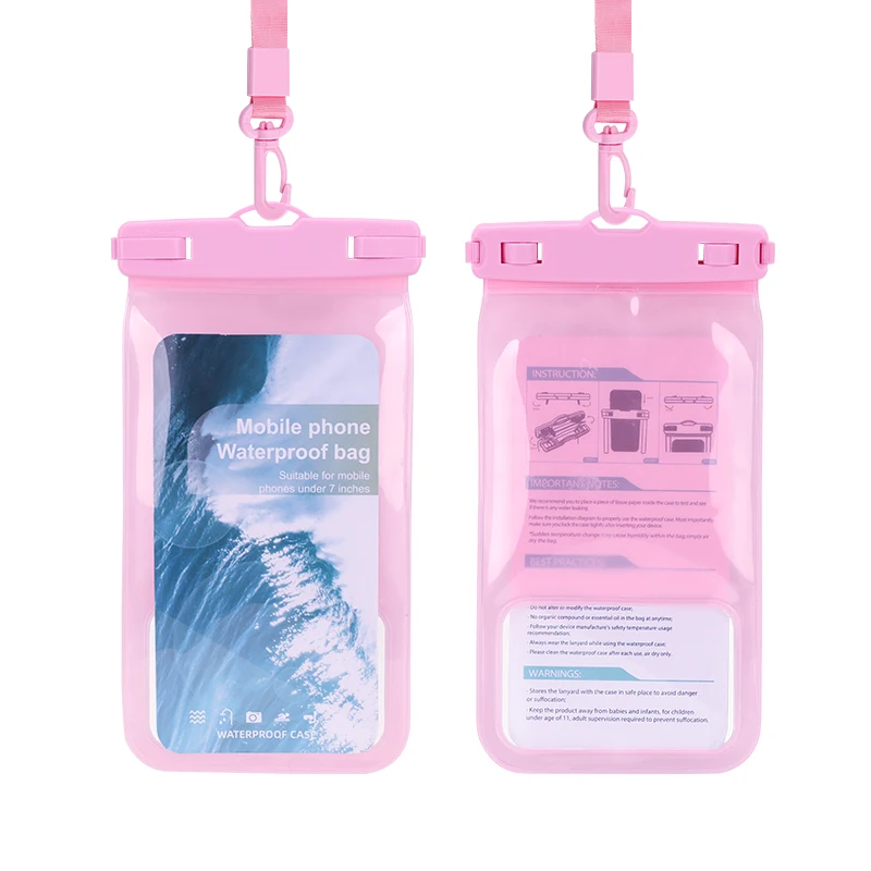 ama Hot Sale New Abs Beach Waterproof Mobile Phone Bag Waterproof Phone Pouch