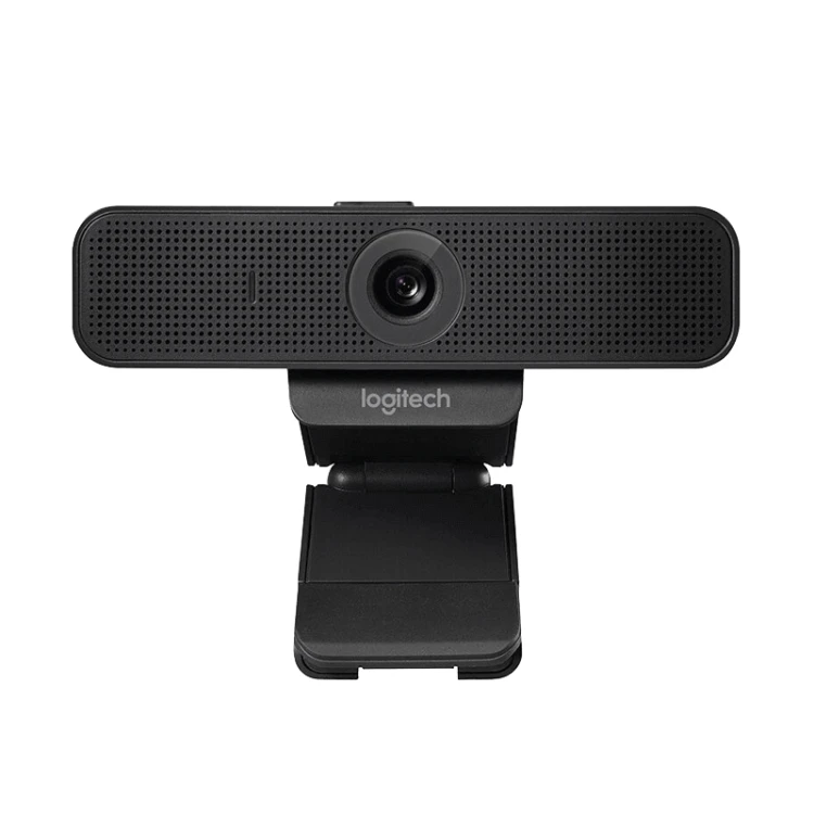 2 Omnidirectional Microphones Logitech C925E 1080p HD Webcam with Integrated Security