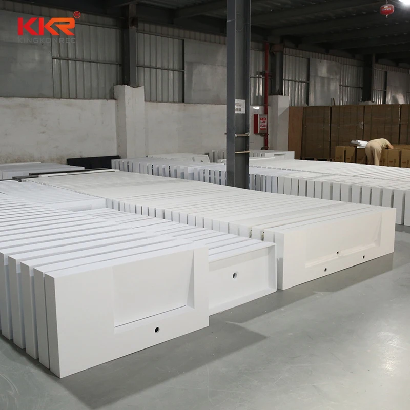 Wholesale solid surface  factory stone vanity sink