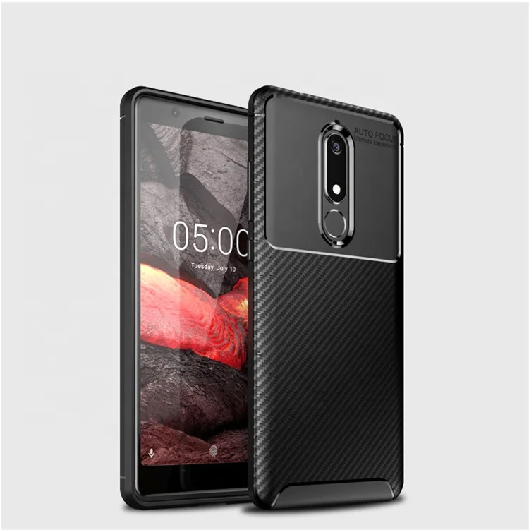 Saiboro Black TPU Phone Case Cases for Nokia 31 31 Plus 51 Plus 6