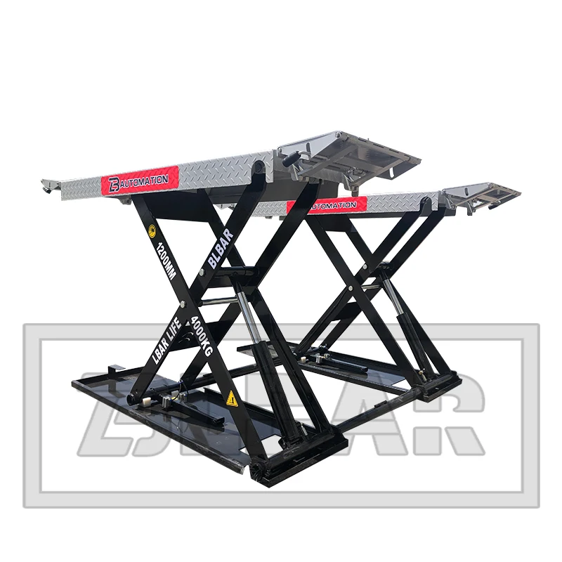 Load Capacity 3000kg MID Rise Scissor style  Hydraulic Car Lift Lifting Equipment Support OEM manufacturing