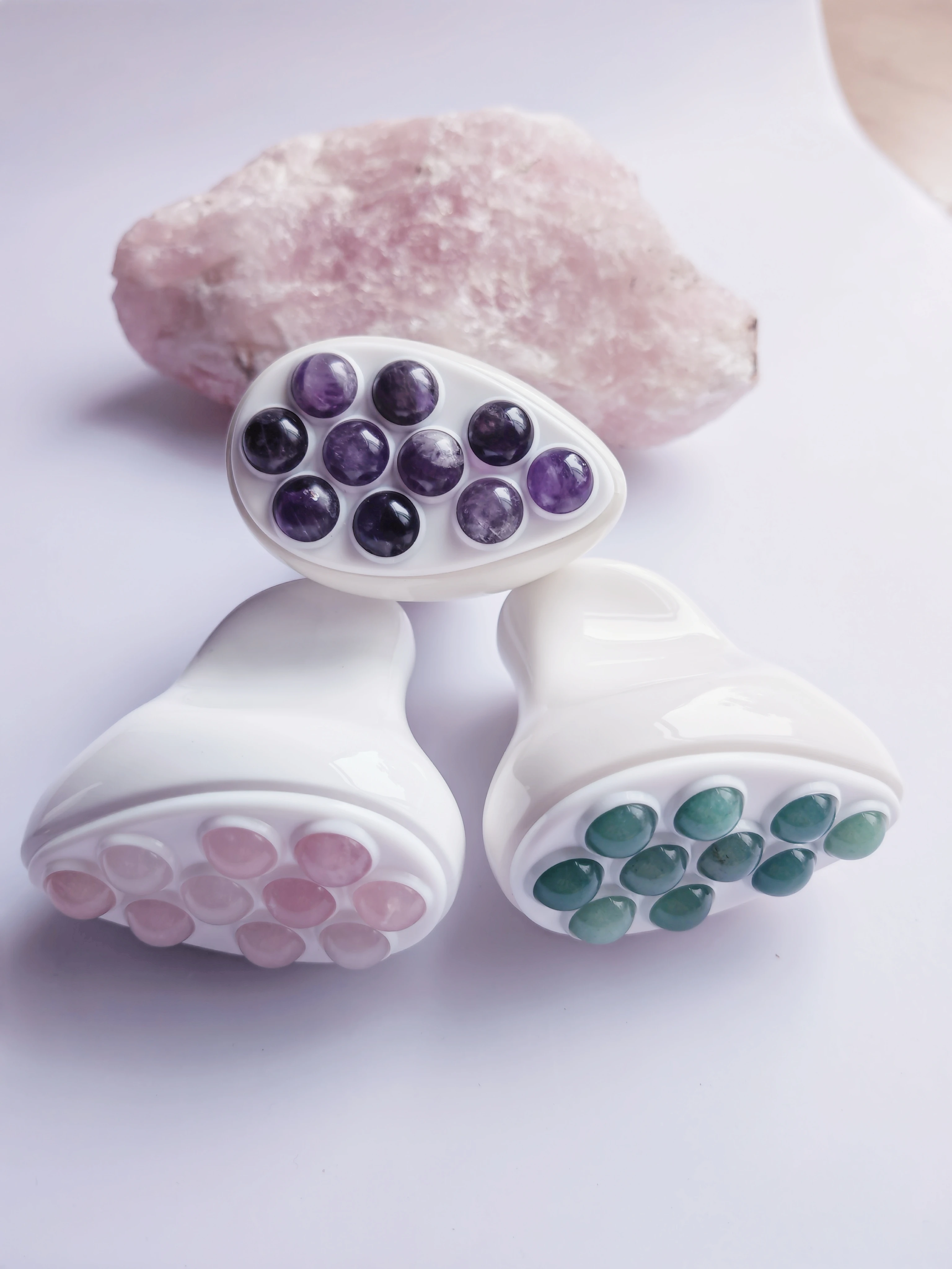 Железный новый дизайн Нефритовый ролик gua sha железная форма Gua jade