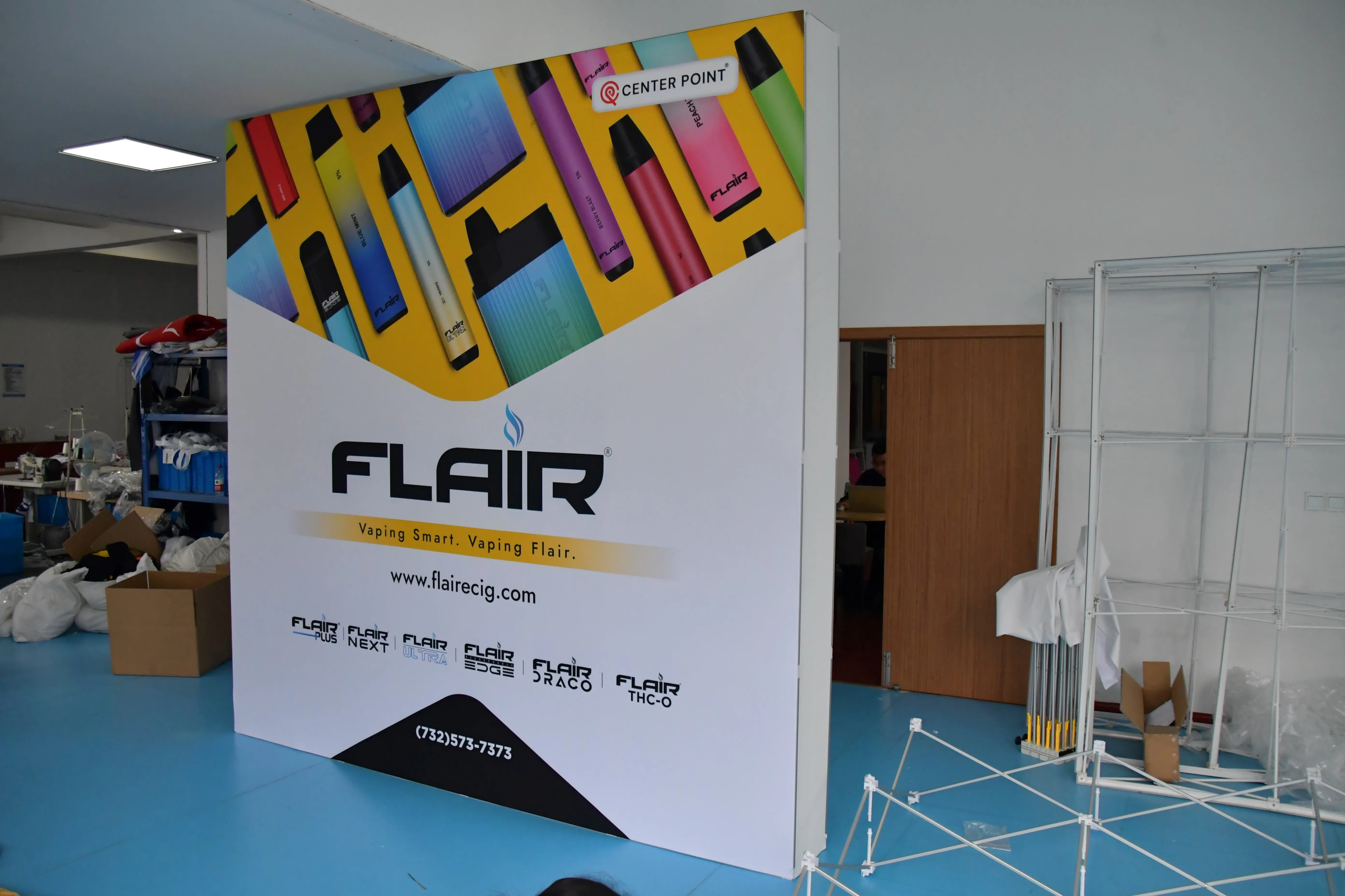 Advertising Pop Up Light Box Display Exhibition Backlit Backdrop for Events