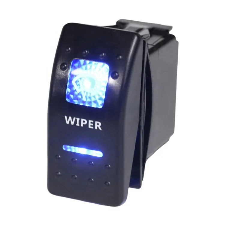 Новый стиль Автомобиль Мотоцикл DC12V 20A Carling Тип ВКЛ-ВЫКЛ Лазерная гравировка кулисный переключатель с двойным синим