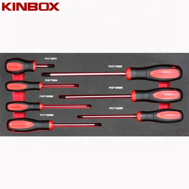 Kinbox Professional Hand Tool Set Item TF01M111 Phillips Screwdriver Set