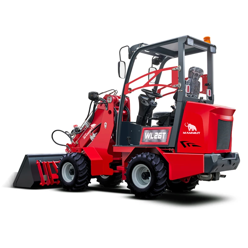 mammut China cheap long boom loader wheel 1.5 ton 2 ton 3 ton mini front telescopic loader for sale