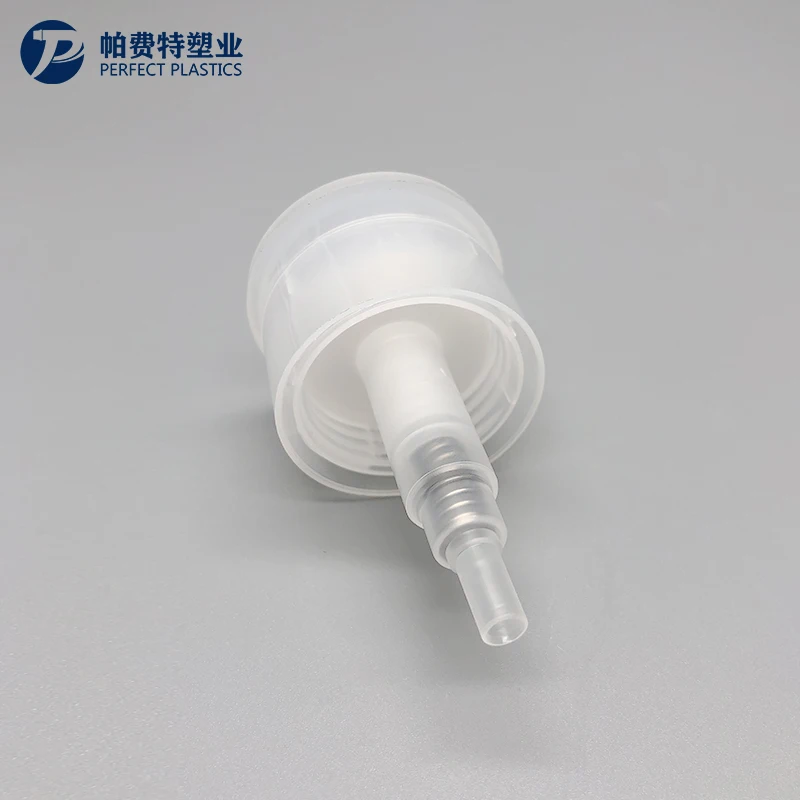 High Quality Non Spill Cosmetic Makeup Cleaner Remover Nail Pump 33/410 Plastic Nail Polish Pump Flip Top Cap