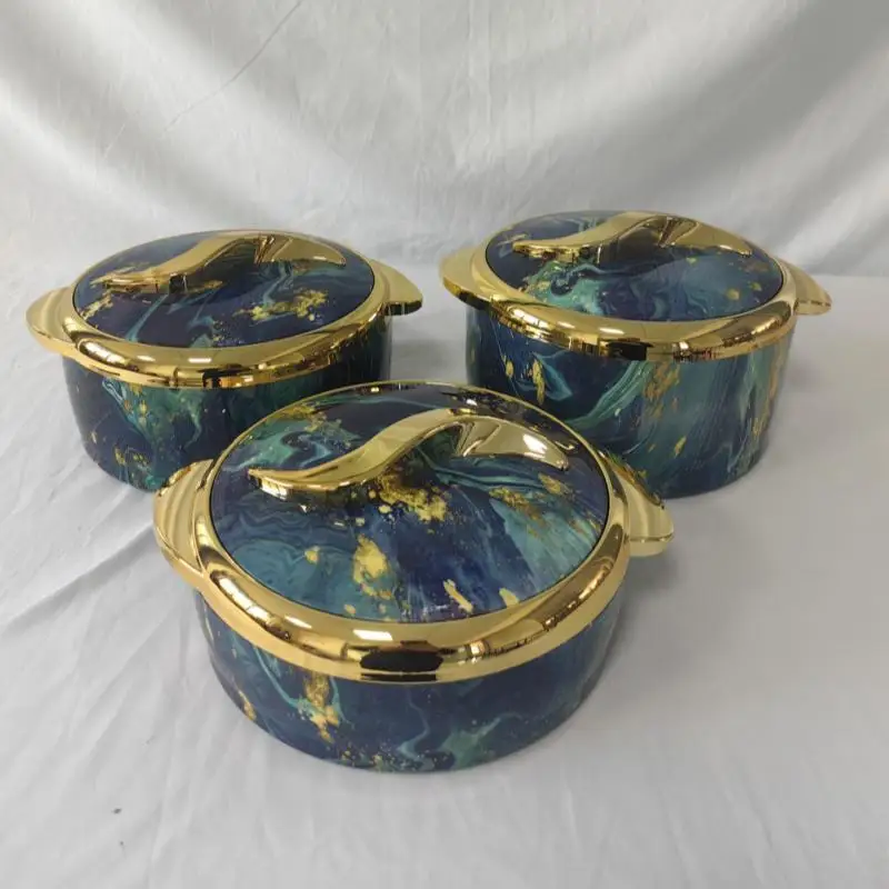 African Household Hot Pot Insulated Casserole Set Buffet Food Warmer Display Set Large Food Storage Container