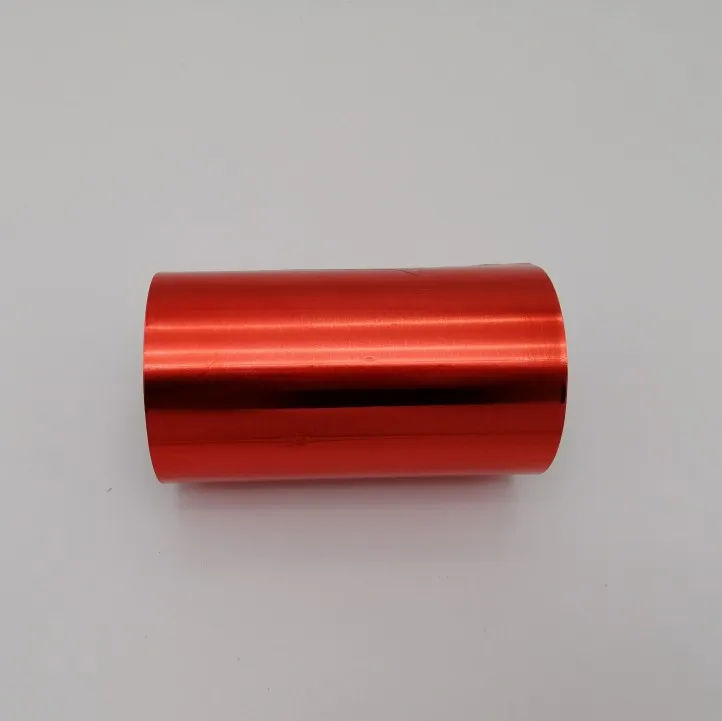 OEM customized embossed red green blue pink aluminum foil with color box