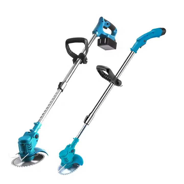 Wholesale Electric lawn mower small household Weeding machine handheld electric garden pruning Rechargeable lawn mower