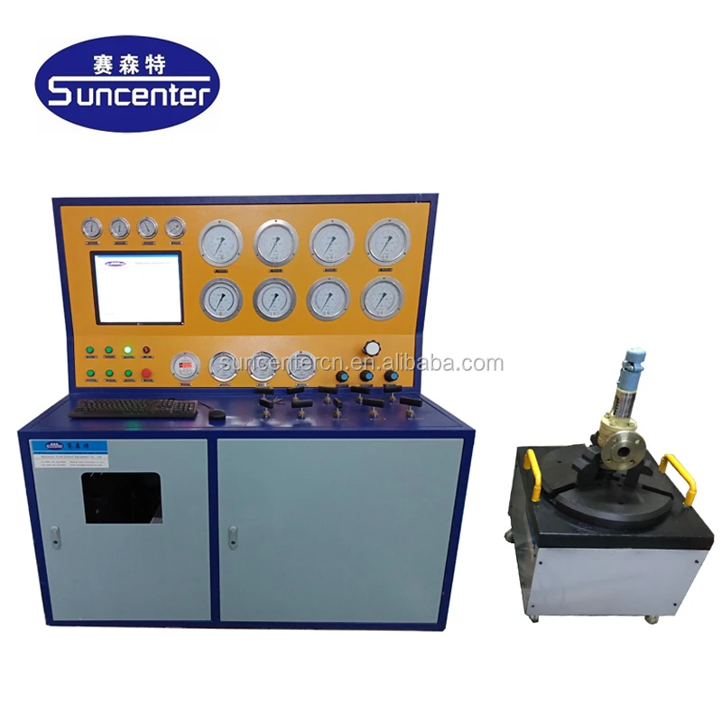 High Pressure  Safety Valve Test Bench Air Driven Safety Valve Test Equipment For industrial aoplication