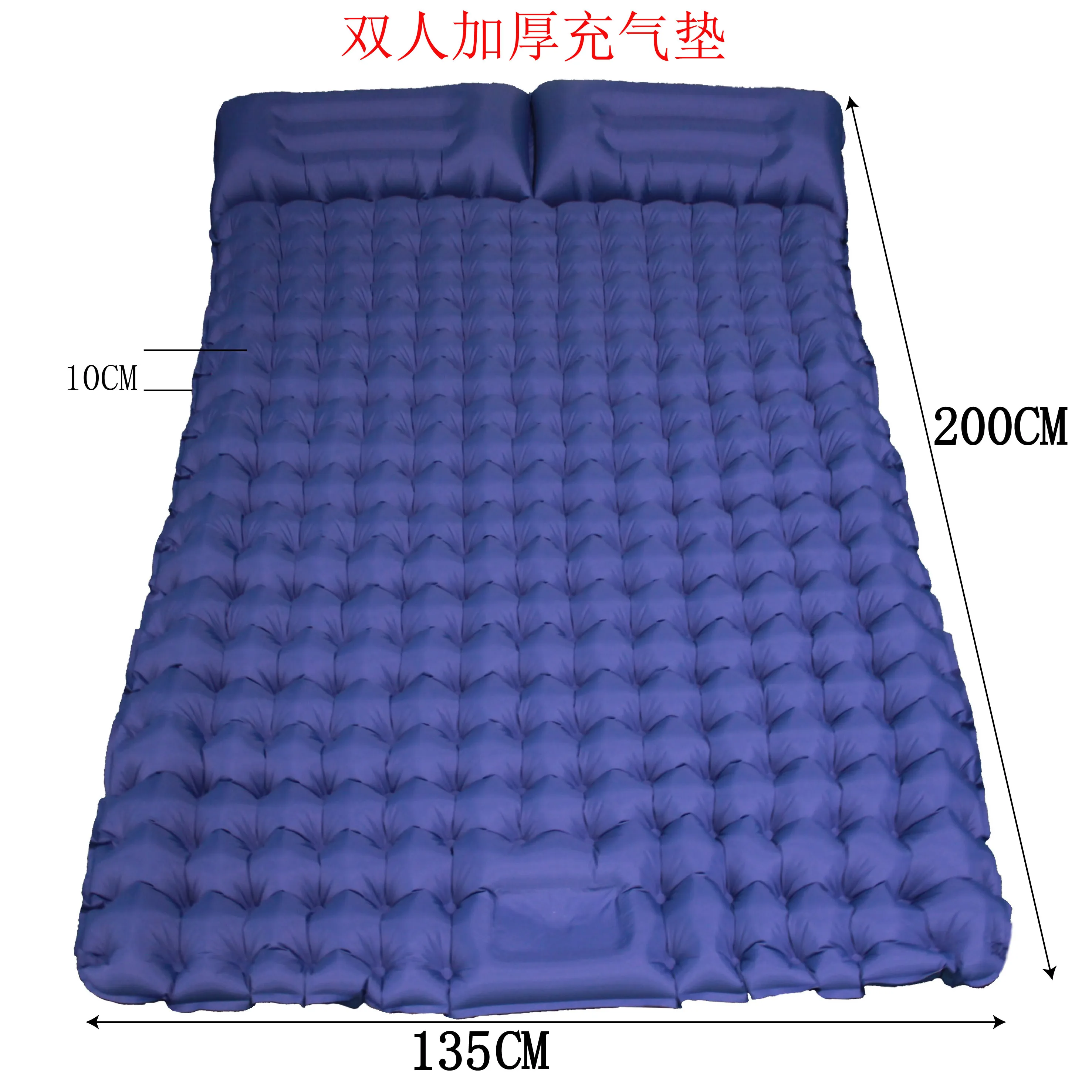 double camping sleeping pad camping sleeping pad mat double camping pad with pillow