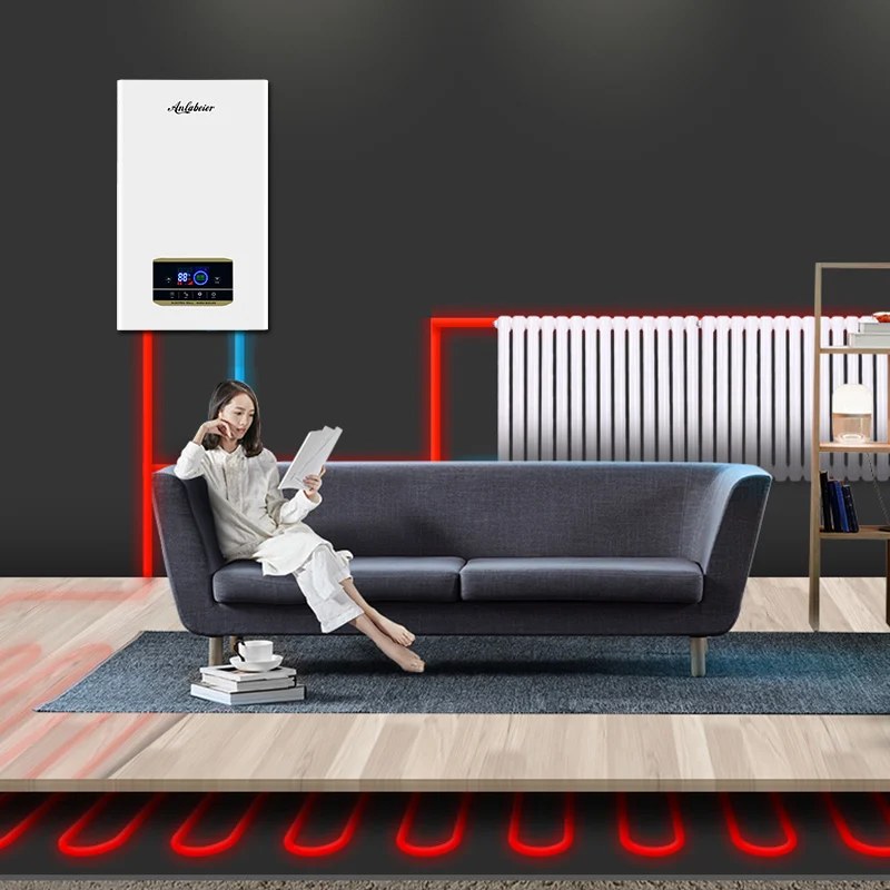 chauffage centrale eauplancher chauffant electric heating and hot water