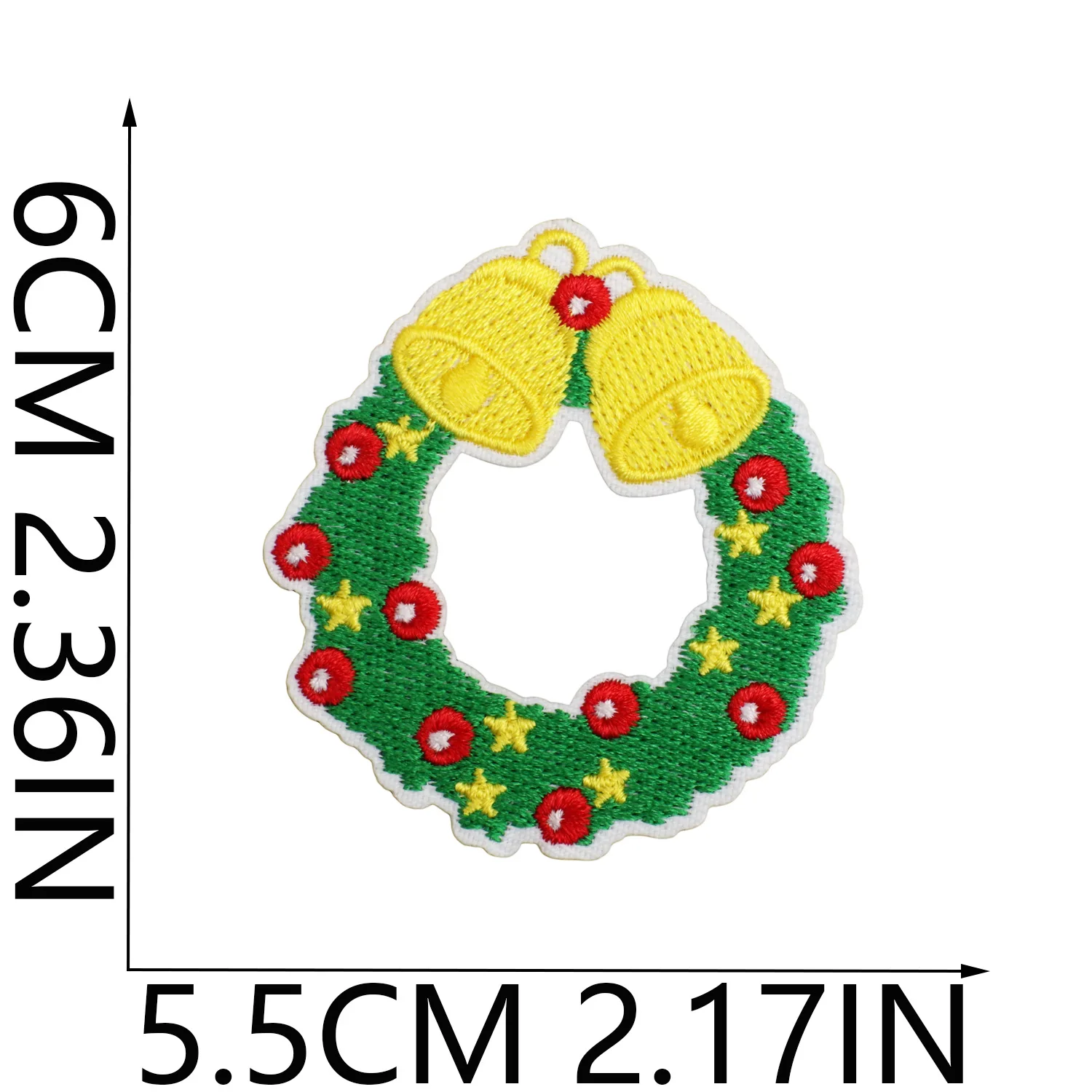 Western Christmas Patches Pink Santa Christmas Tree Snow Globe Patch for Trucker Hat