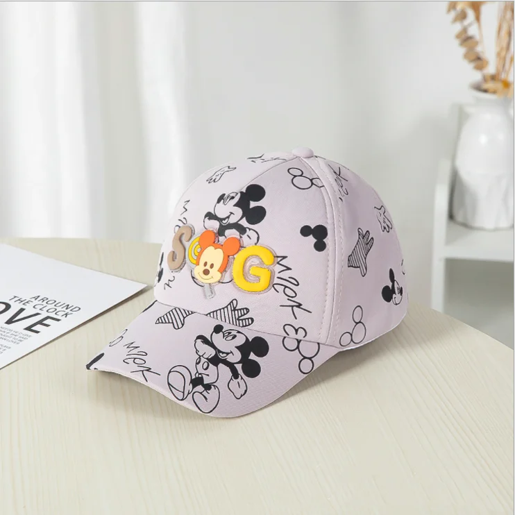 2021 new boys girls baseball cap spring summer cartoon Mickey sun hat kids hat