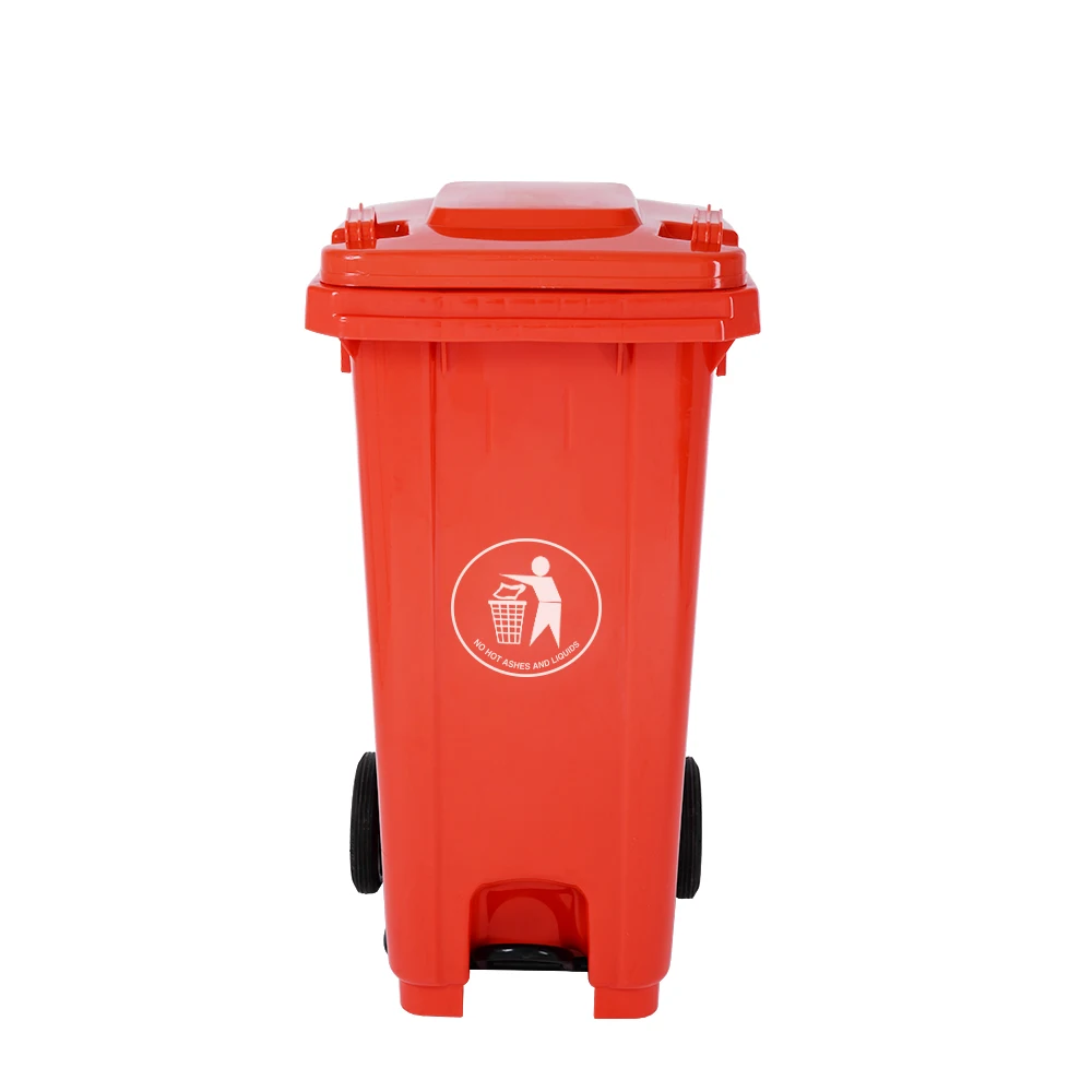 120 liter trash can garbage waste bin plastic dustbin