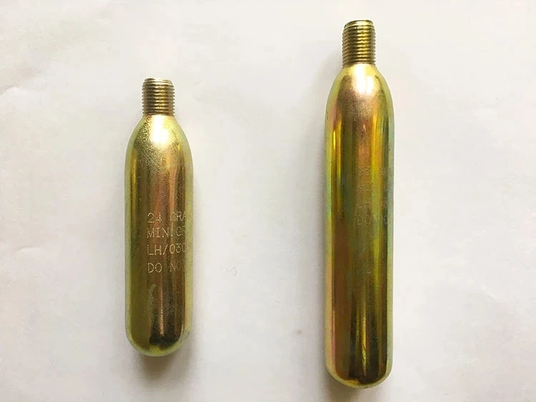 
Motorcycle Airbag Vest and life Vest Inflatable Swimsuit Accessories 33g, 45cc,50cc,60cc Gas Cartridges CO2 Gas Cylinders 