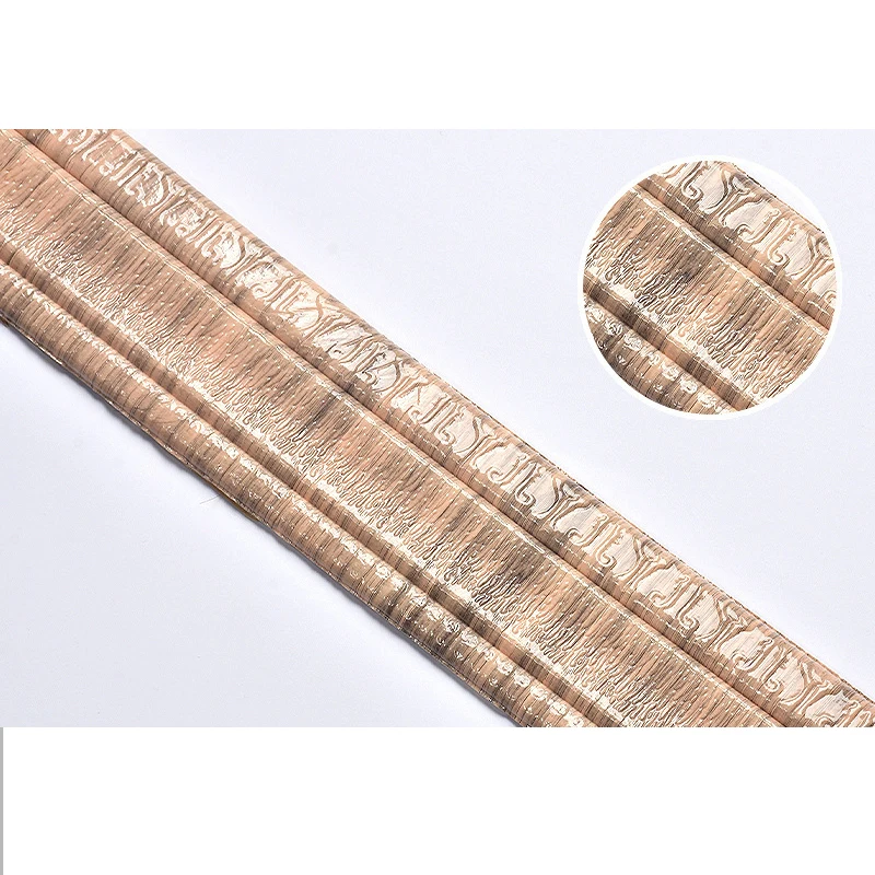 Customized High Density Bathroom White Metal Self-Adhesive Baseboard Skirting With Cable Truck