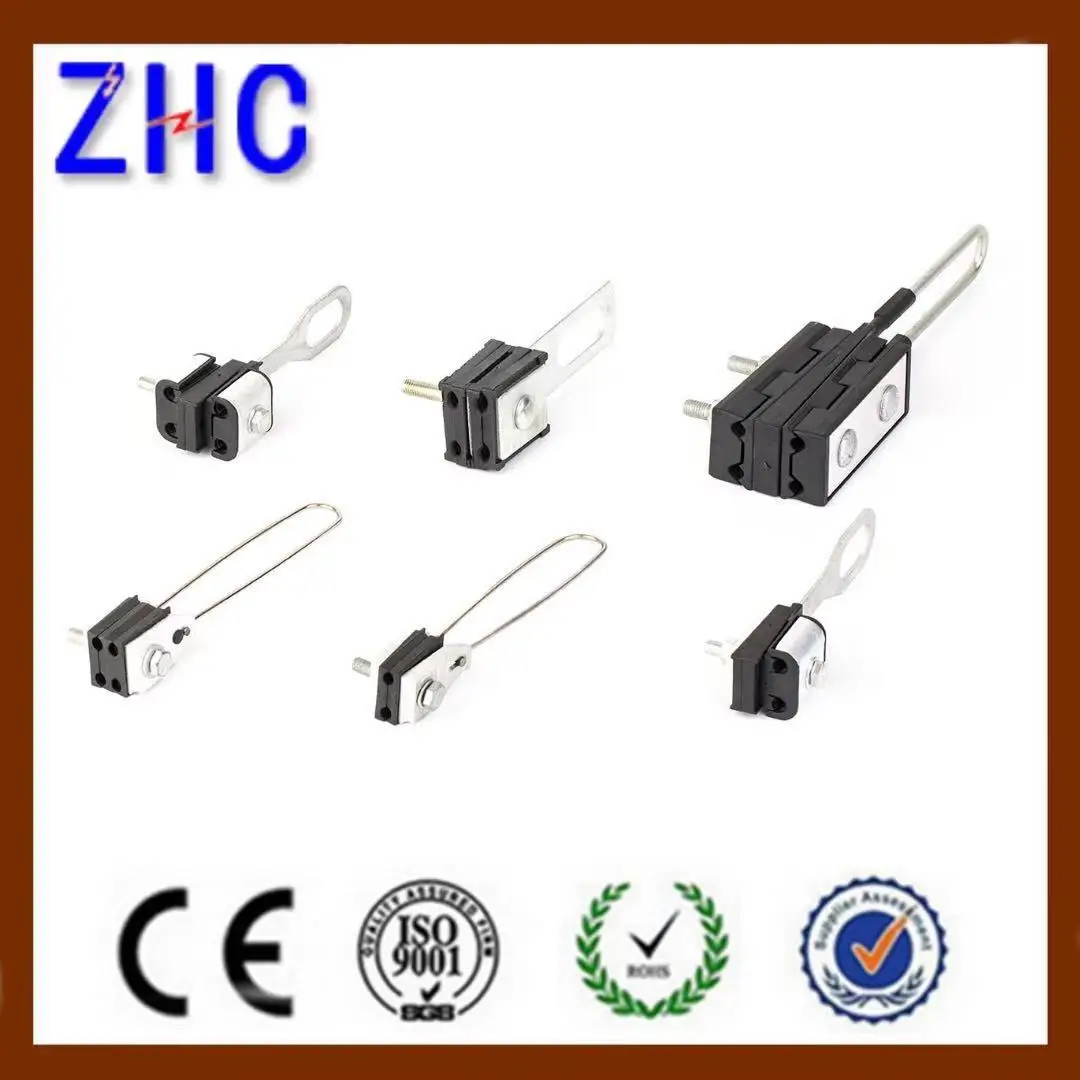 Контактного провода кабеля самоподдерживающийся сборка фурнитура арматура дверная алюминиевый сплав тупик Натяжной зажим