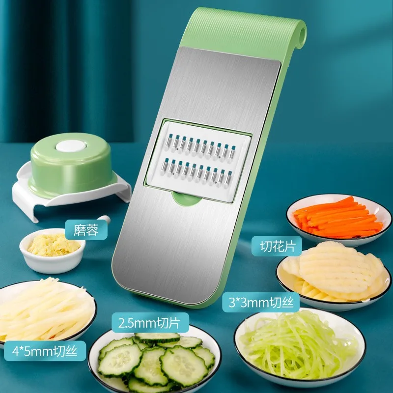 NEW kitchen gadgets food cutter shredder dicer mandoline slicer 5 Adjustable Blade manual vegetable chopper