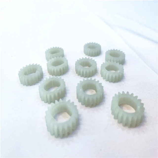 OEM  Plastic accessories custom nylon plastic gear D style hole gear plastic gear